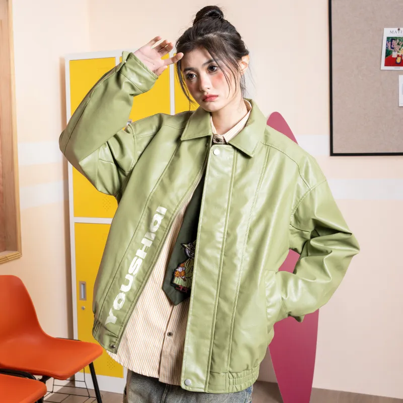 YOUSHIQI Leather Jackets Unisex-3