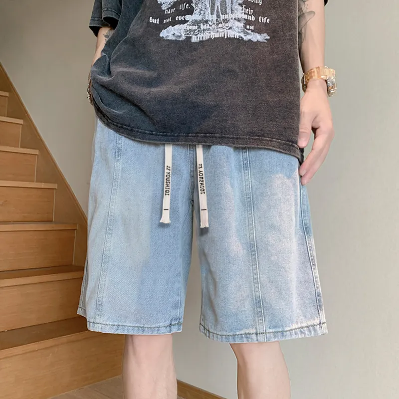 YOUSHIQI Denim Shorts Unisex-2