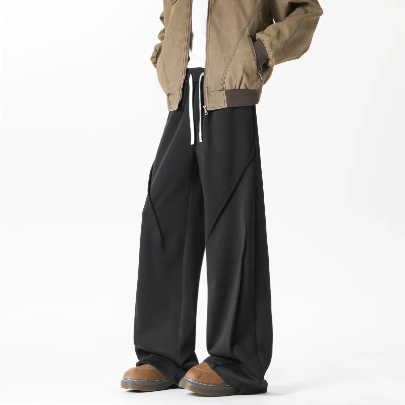 YOUSHIQI Casual Pants Unisex Black-26
