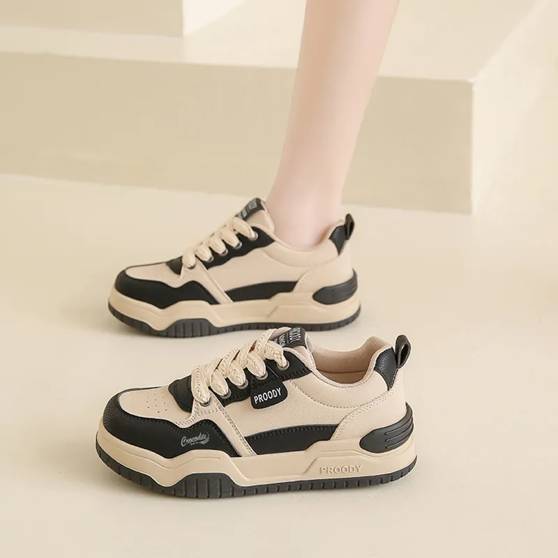 Crocodile Cushioning Low Top Skateboard Shoes Women's-9