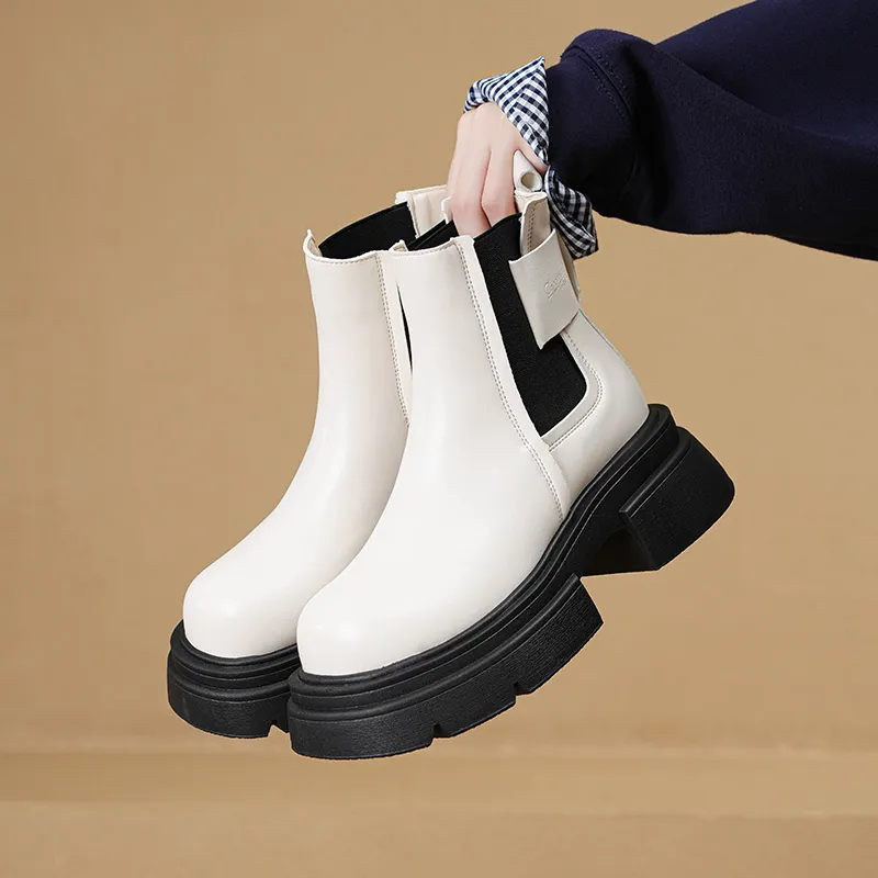 Crocodile Short Chelsea Boots Low Top Women's Box-13
