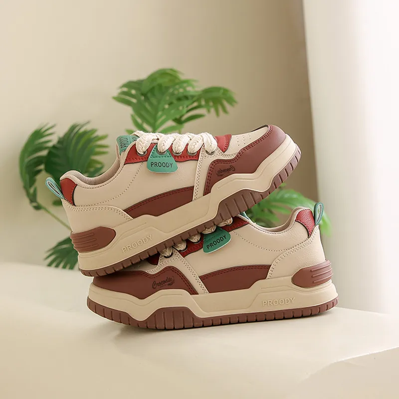 Crocodile Cushioning Low Top Skateboard Shoes Women's-1