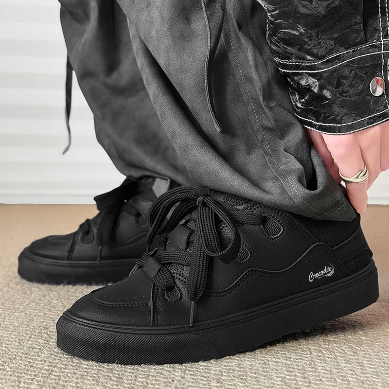 Crocodile Low Top Skateboard Shoes Men's-2