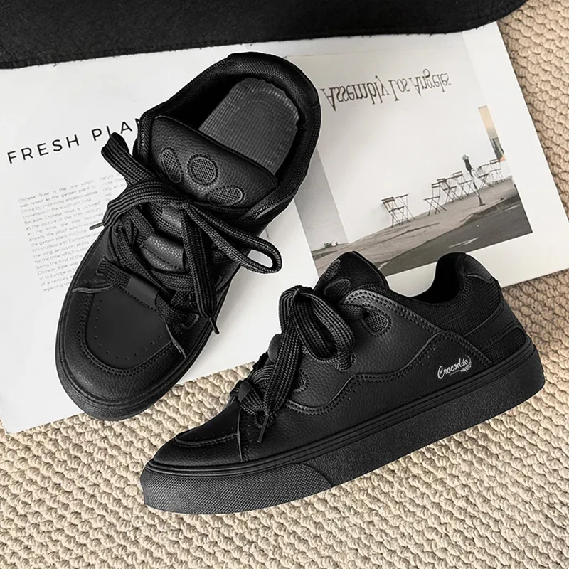 Crocodile Low Top Skateboard Shoes Men's-1