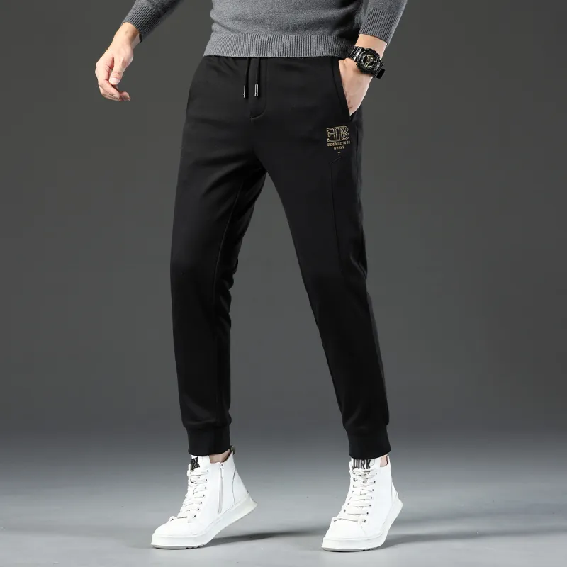 EDENBO Casual Pants Men Black-4
