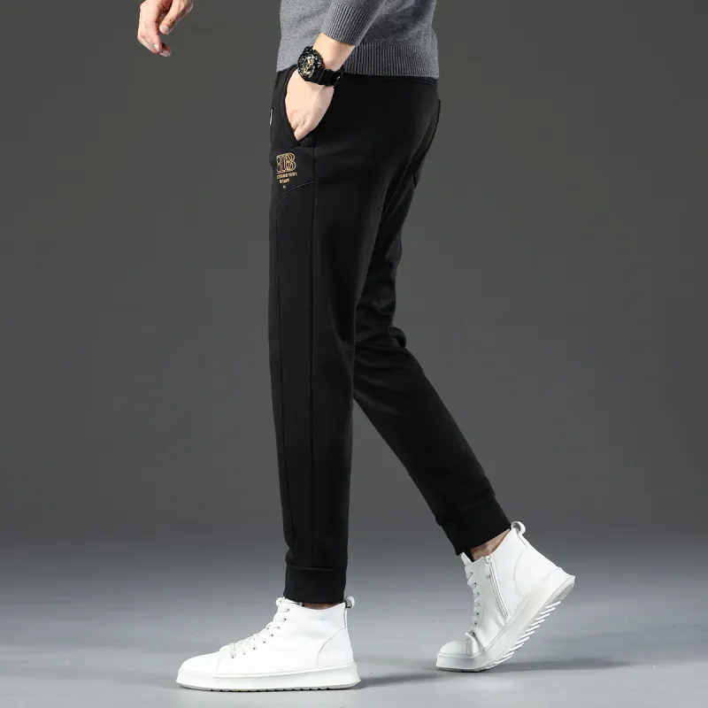 EDENBO Casual Pants Men Black-3
