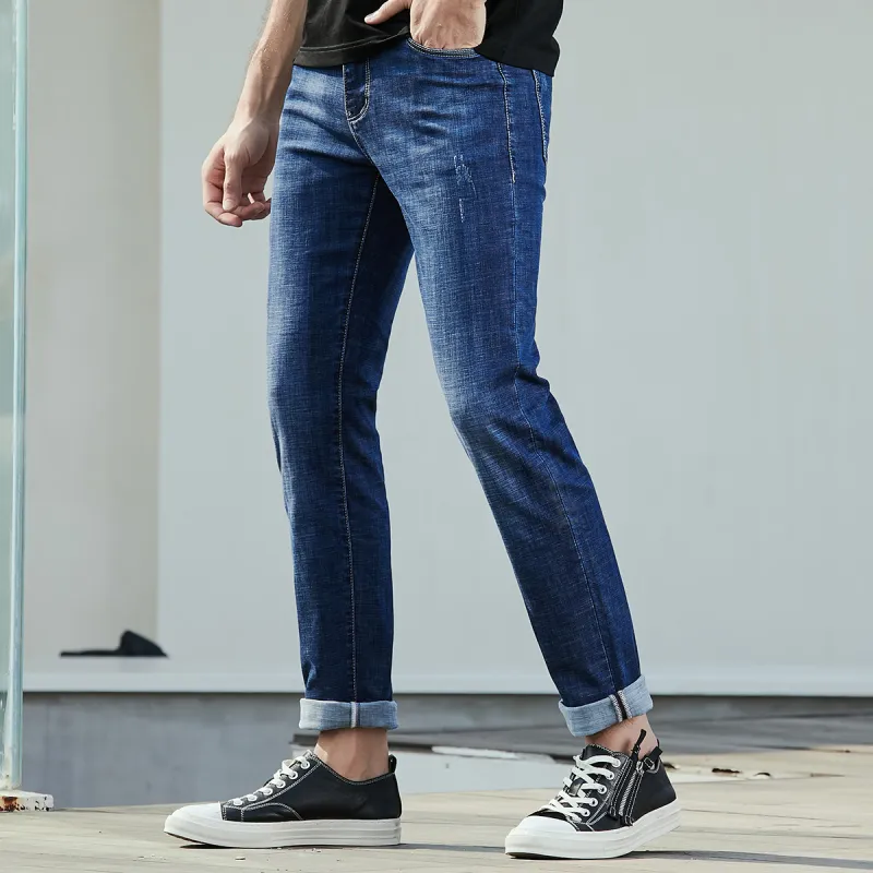 EDENBO Jeans Men Sea Blue-5