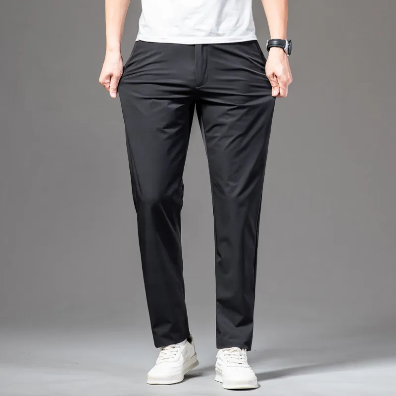 EDENBO Casual Pants Men Black-4