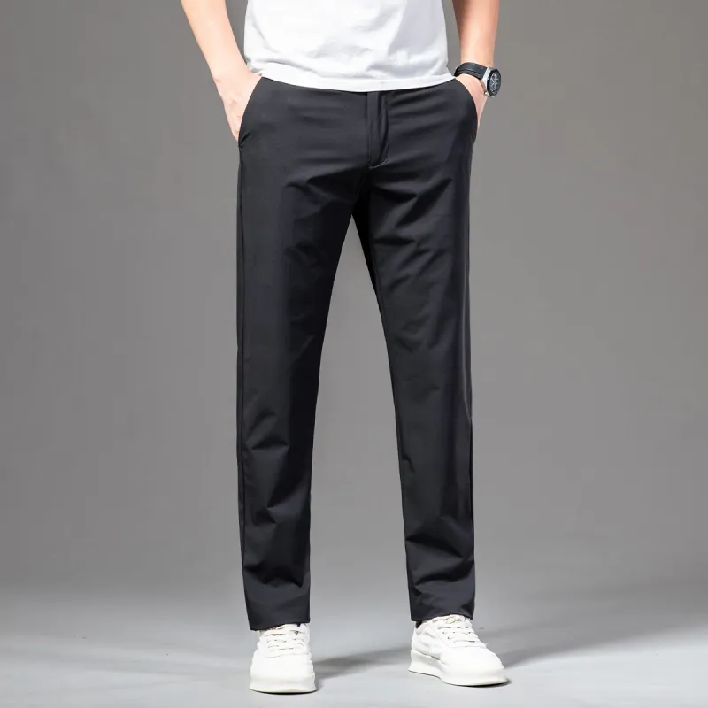 EDENBO Casual Pants Men Black-3