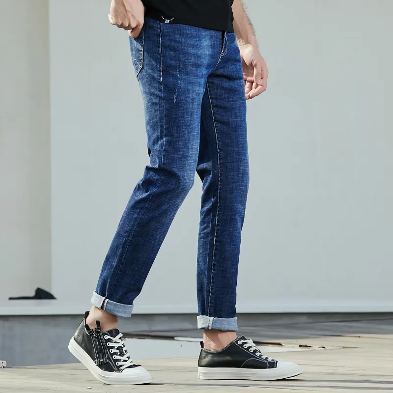 EDENBO Jeans Men Sea Blue-3