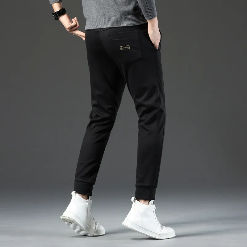 EDENBO Casual Pants Men Black-5