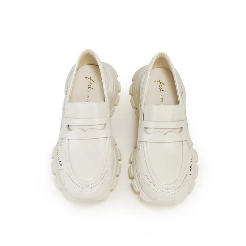 FED Loafers Women's Ink Jade Black/Space Silver/Elegant Beige-13