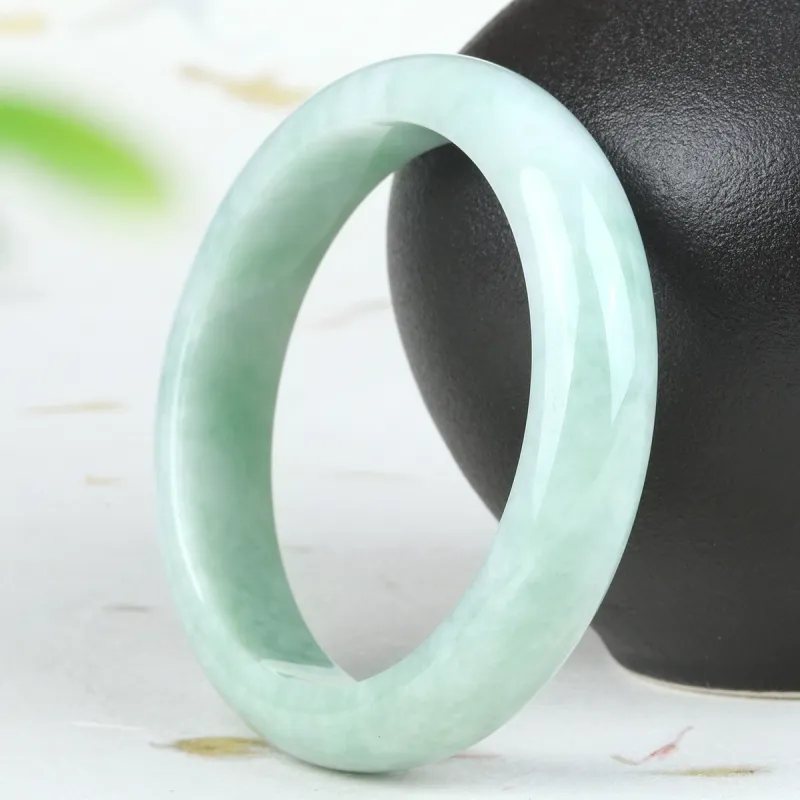 XIAOLIUJADE Bean Type Jadeite Bangles Women's-3