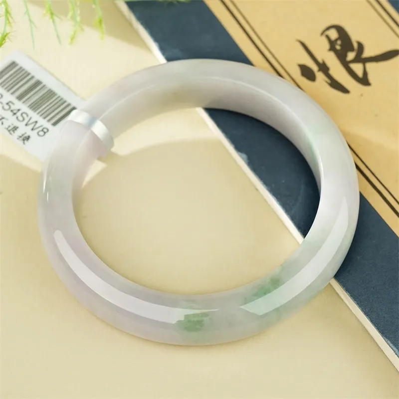 XIAOLIUJADE Ice Glutinous Jadeite Bangles Women's-5