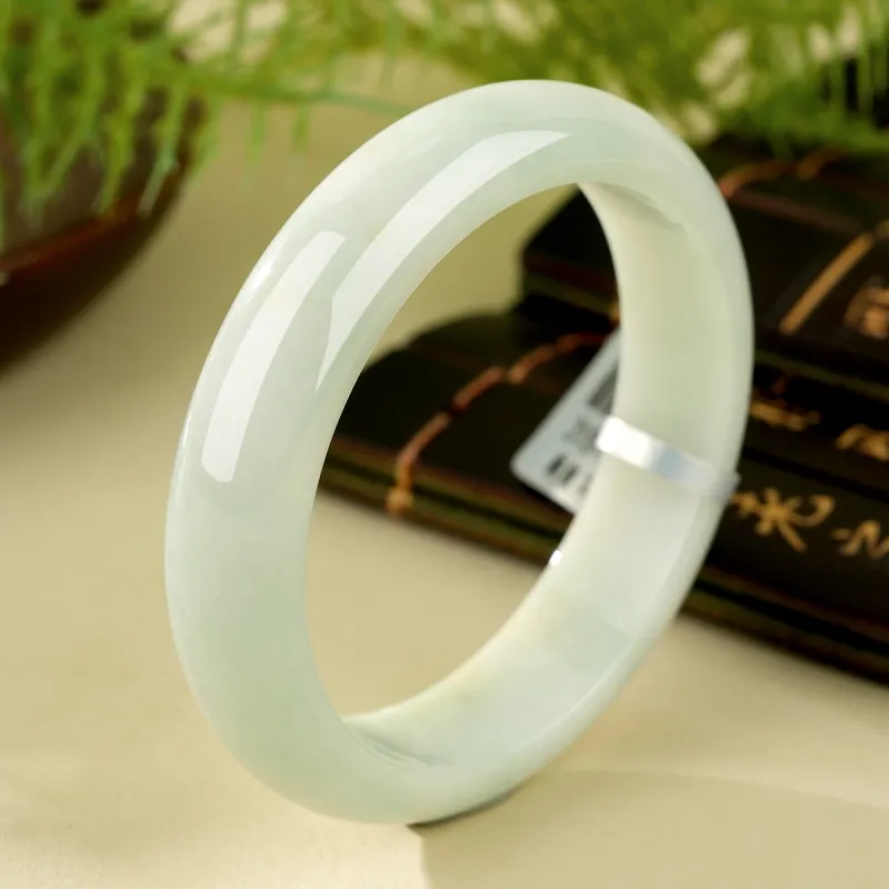 XIAOLIUJADE Ice Glutinous Jadeite Bangles Women's-1