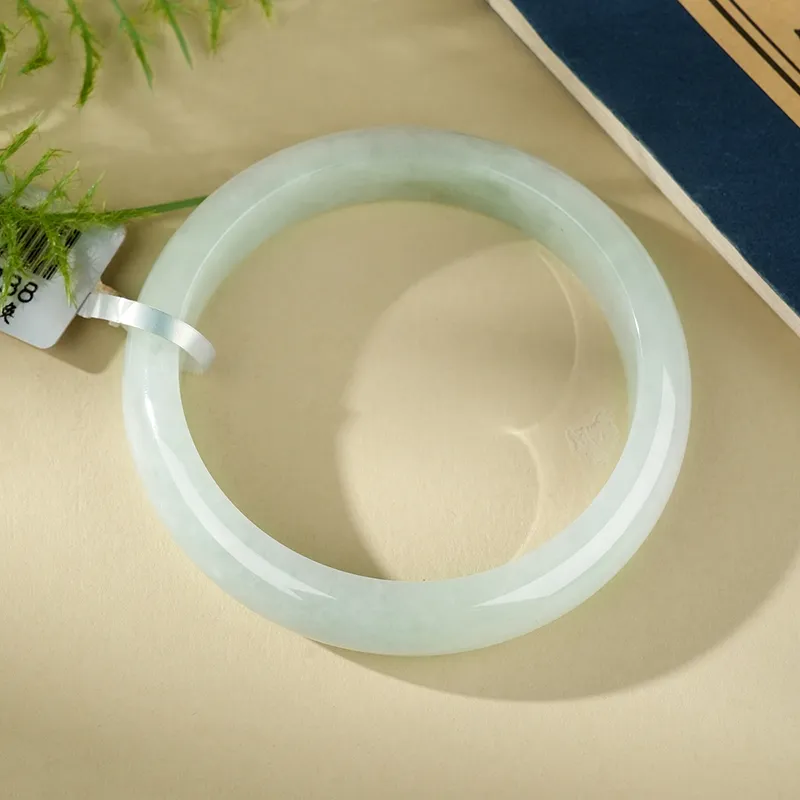 XIAOLIUJADE Glutinous Jade Bangles Women's-5