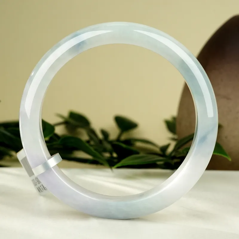 XIAOLIUJADE Glutinous Jade Bangles Women's-4