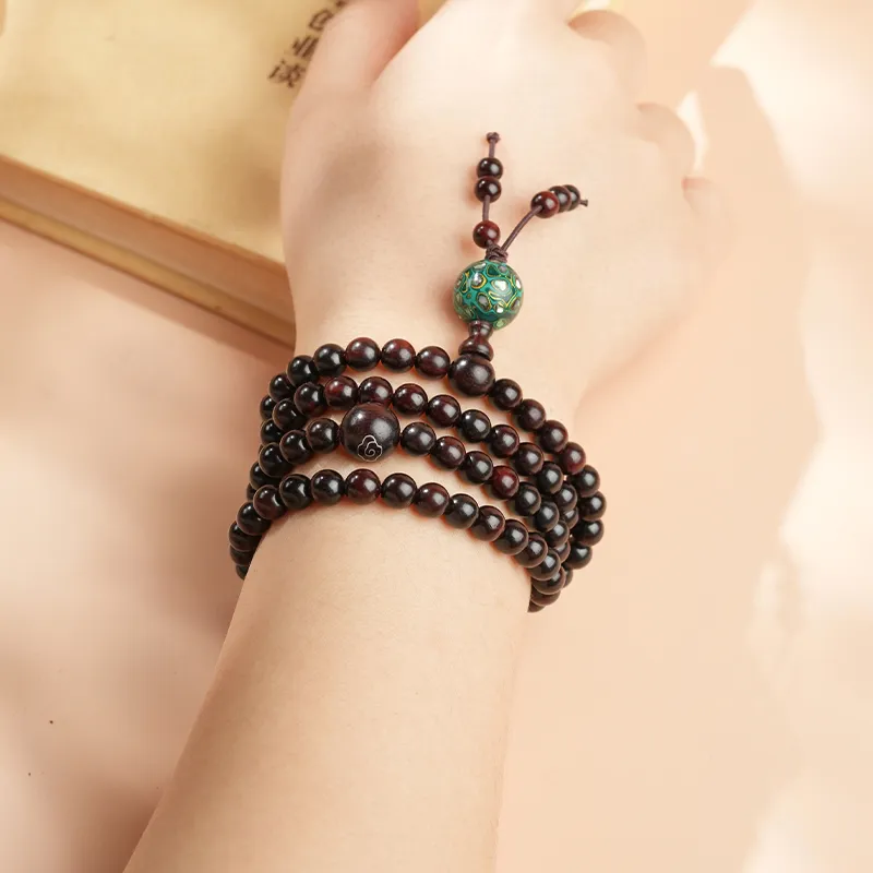 XIAOLIUJADE Rosewood Bracelets Unisex-2