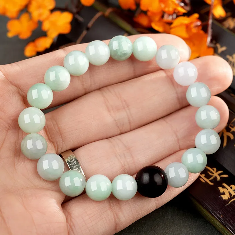 XIAOLIUJADE Glutinous Jade Jadeite Bracelets Unisex-3