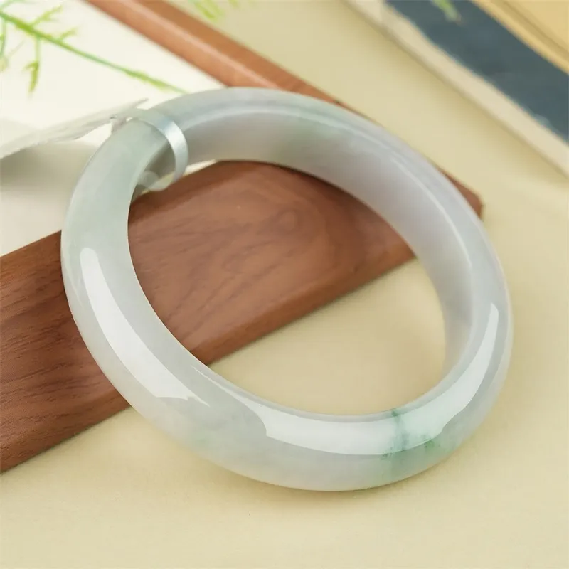 XIAOLIUJADE Ice Glutinous Jadeite Bangles Women's-6