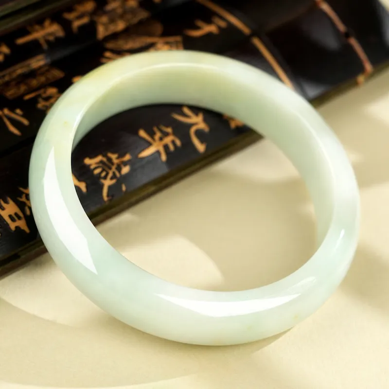 XIAOLIUJADE Glutinous Jade Jadeite Bangles Women's-3