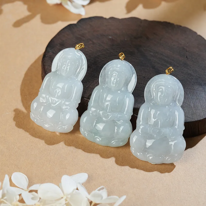 XIAOLIUJADE Ice Glutinous Pendants Men's-2