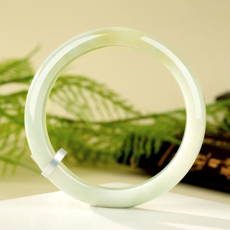 XIAOLIUJADE Ice Glutinous Jadeite Bangles Women's-3