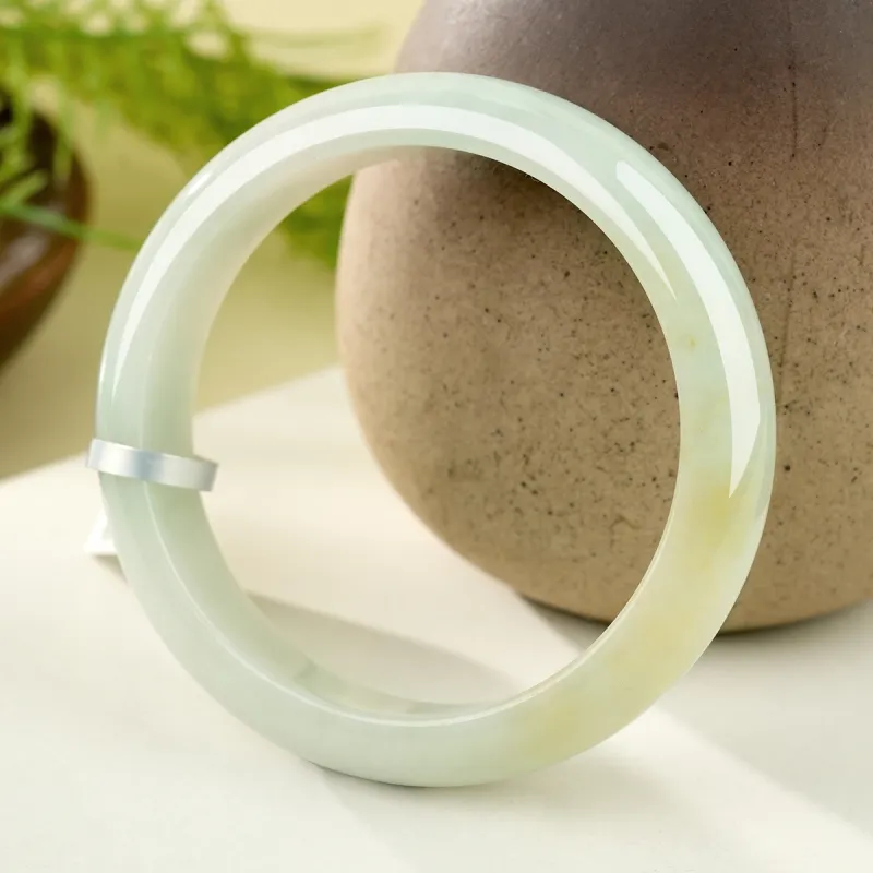 XIAOLIUJADE Ice Glutinous Jadeite Bangles Women's-5