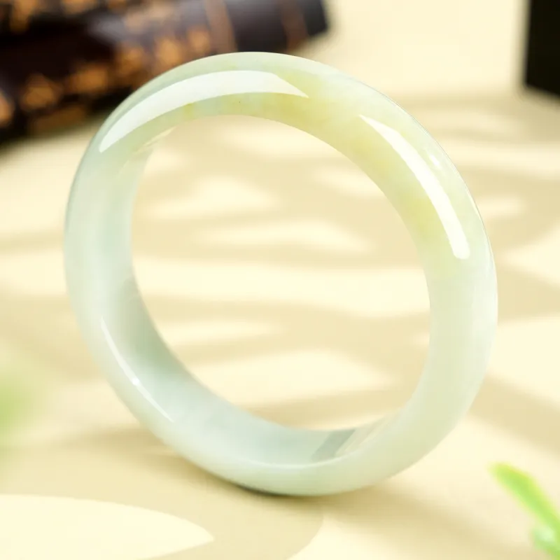 XIAOLIUJADE Glutinous Jade Jadeite Bangles Women's-1