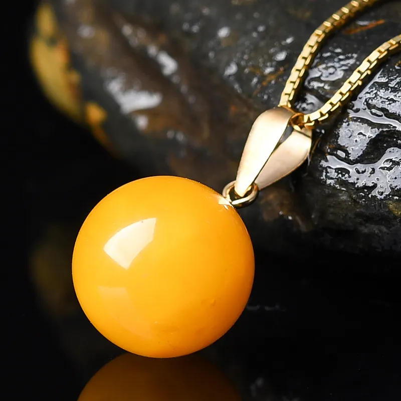 XIAOLIUJADE Beeswax Necklaces Women's-2