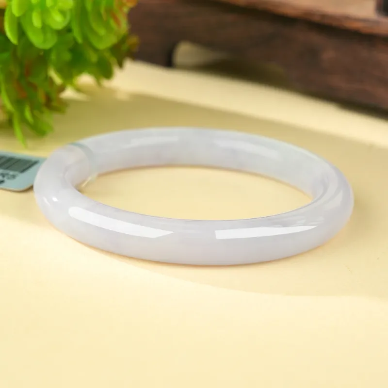 XIAOLIUJADE Bean Type Jadeite Bangles Women's-3