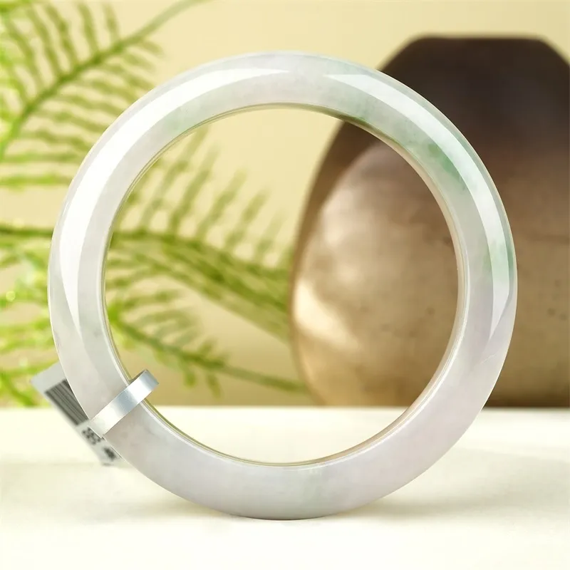 XIAOLIUJADE Ice Glutinous Jadeite Bangles Women's-4