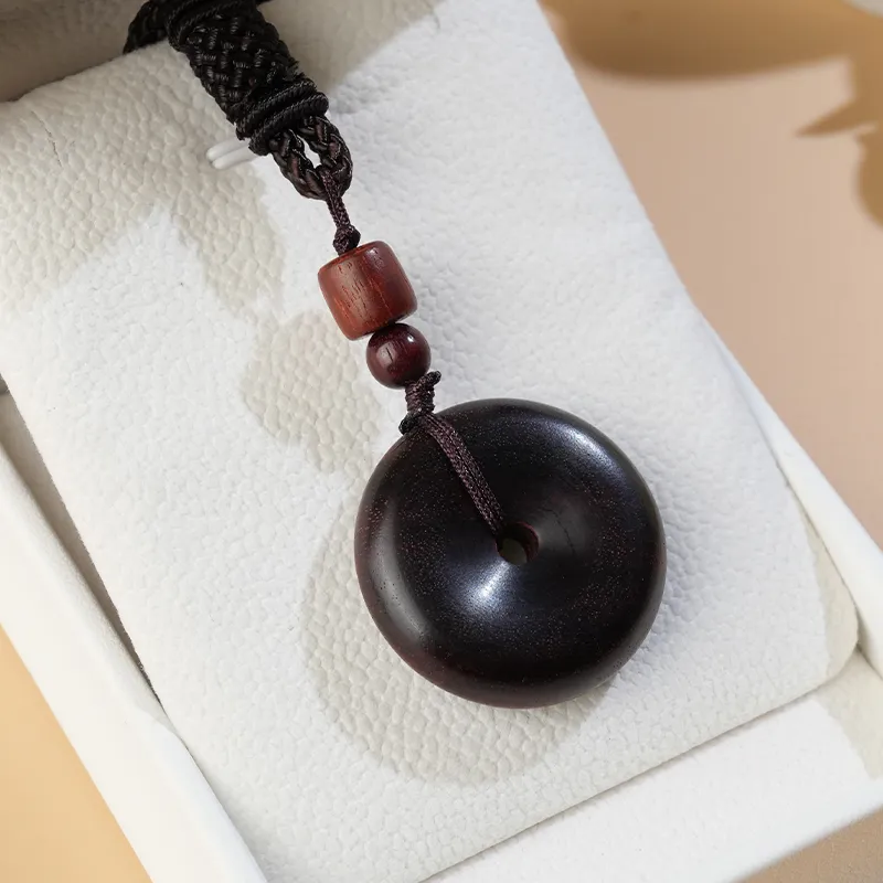 XIAOLIUJADE Bloodwood Necklaces Unisex-5
