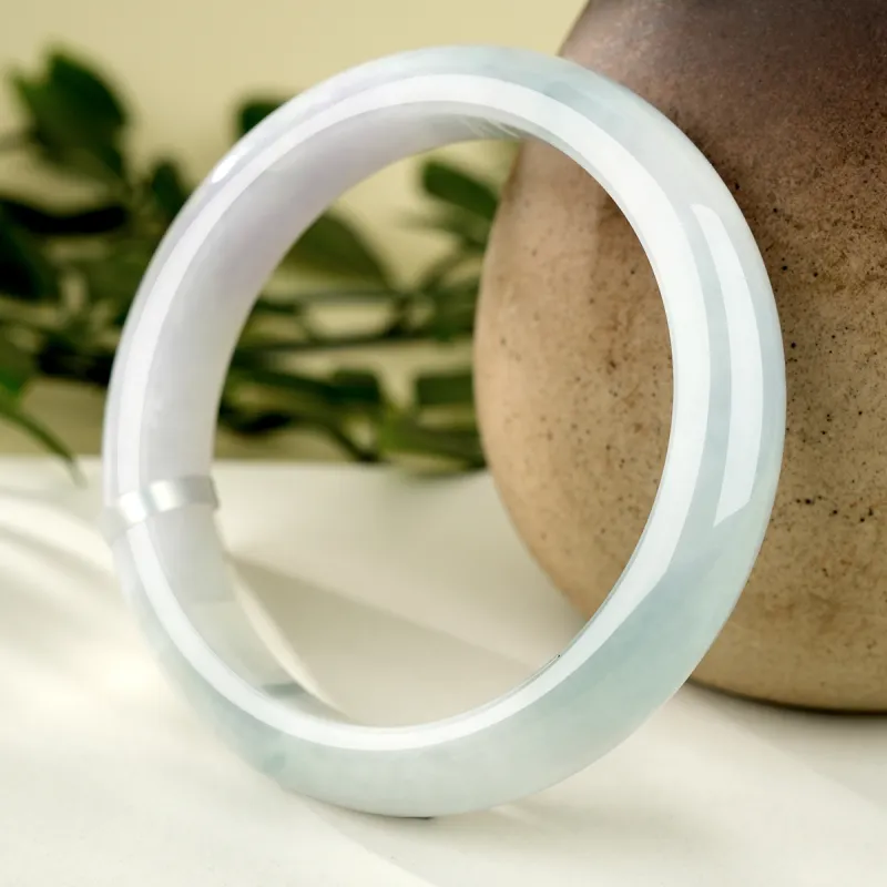 XIAOLIUJADE Glutinous Jade Bangles Women's-5