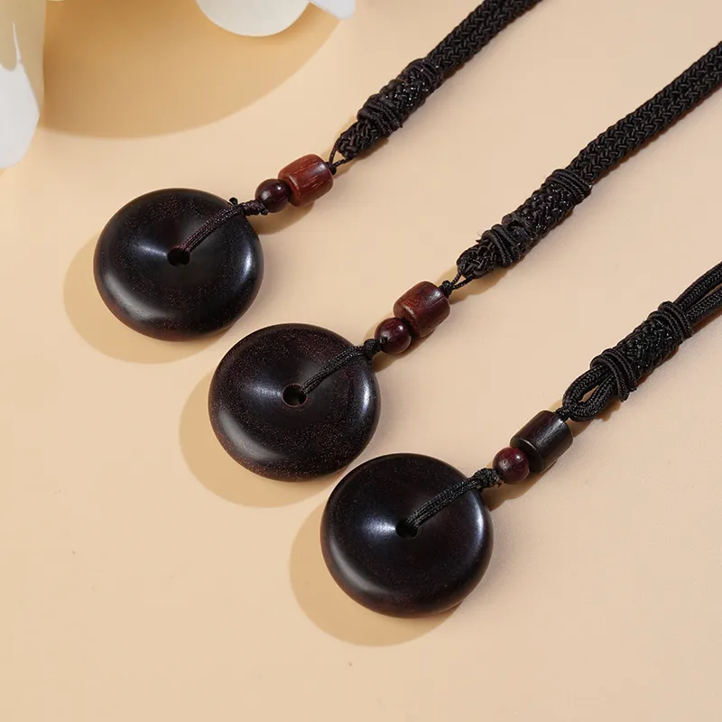 XIAOLIUJADE Bloodwood Necklaces Unisex-1