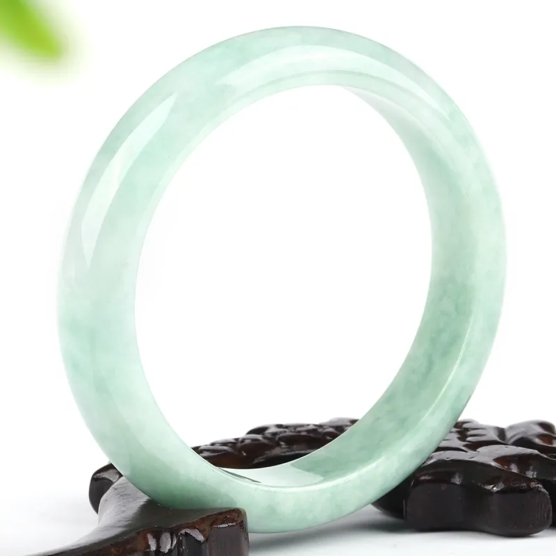 XIAOLIUJADE Bean Type Jadeite Bangles Women's-2