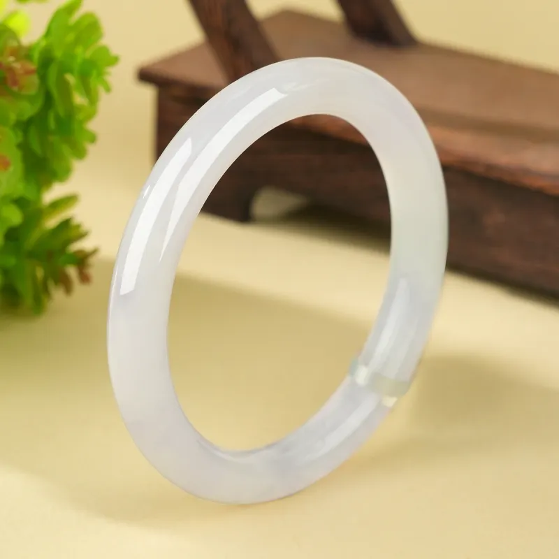 XIAOLIUJADE Bean Type Jadeite Bangles Women's-1