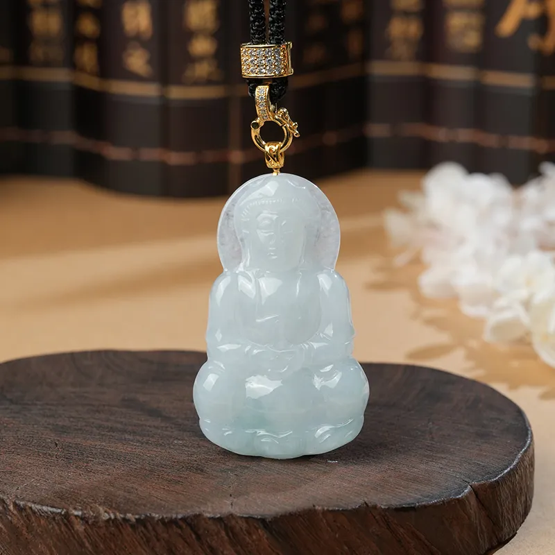 XIAOLIUJADE Ice Glutinous Pendants Men's-1