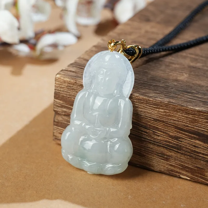 XIAOLIUJADE Ice Glutinous Pendants Men's-4