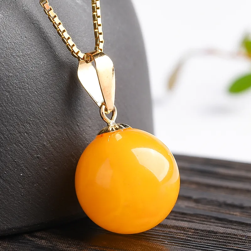 XIAOLIUJADE Beeswax Necklaces Women's-1