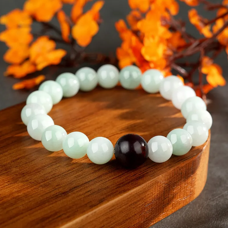 XIAOLIUJADE Glutinous Jade Jadeite Bracelets Unisex-1