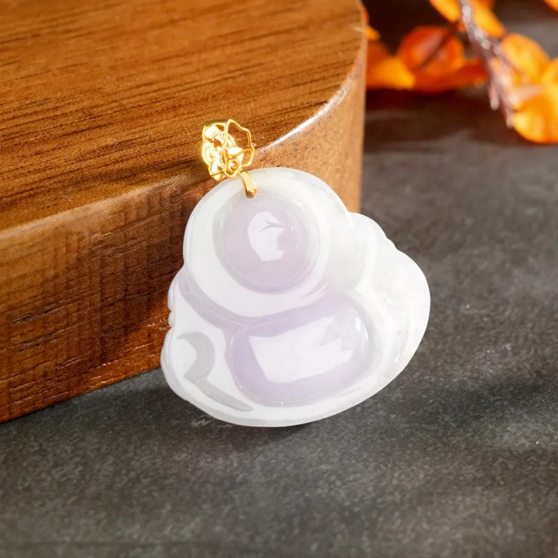 XIAOLIUJADE Glutinous Jade Jadeite Necklaces Women's-3