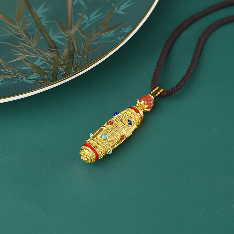 XIAOLIUJADE Southern Red Agate Necklaces Unisex-3