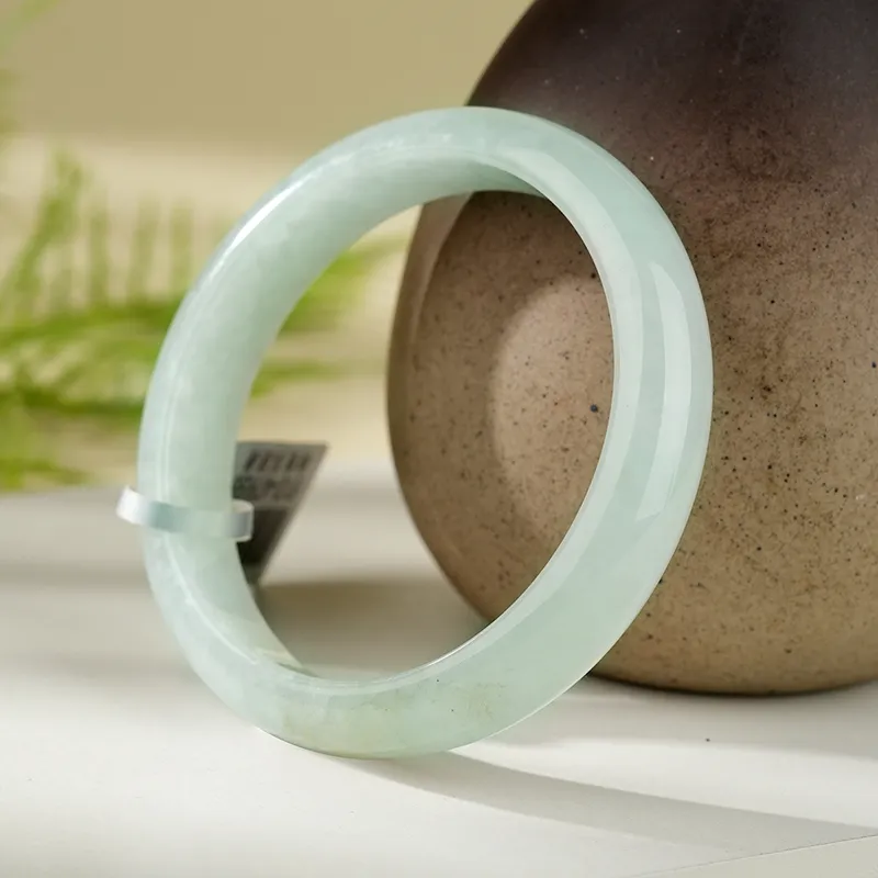 XIAOLIUJADE Glutinous Jade Bangles Women's-4