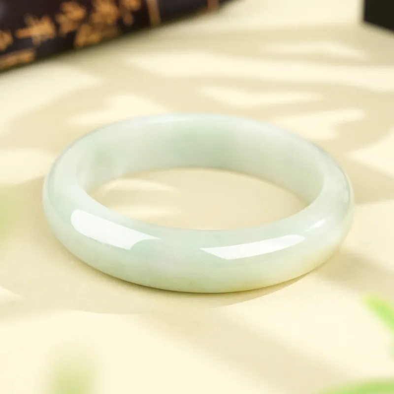 XIAOLIUJADE Glutinous Jade Jadeite Bangles Women's-2