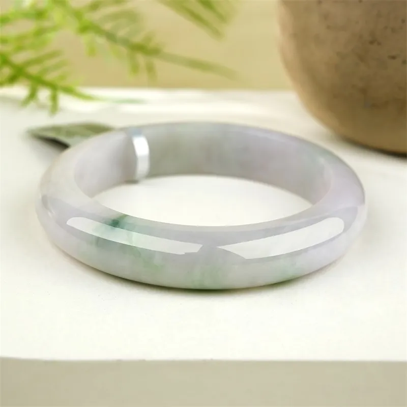 XIAOLIUJADE Ice Glutinous Jadeite Bangles Women's-3