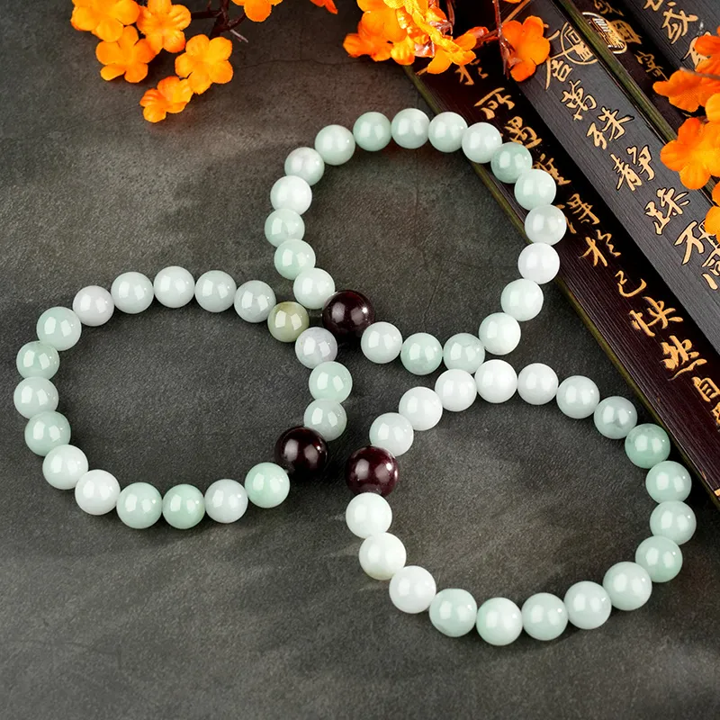 XIAOLIUJADE Glutinous Jade Jadeite Bracelets Unisex-4