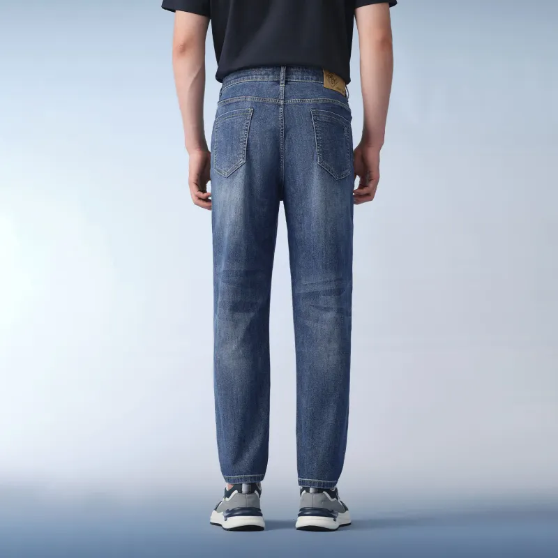 HLA Jeans Men Blue Gray Denim Gradient Medium 68-3