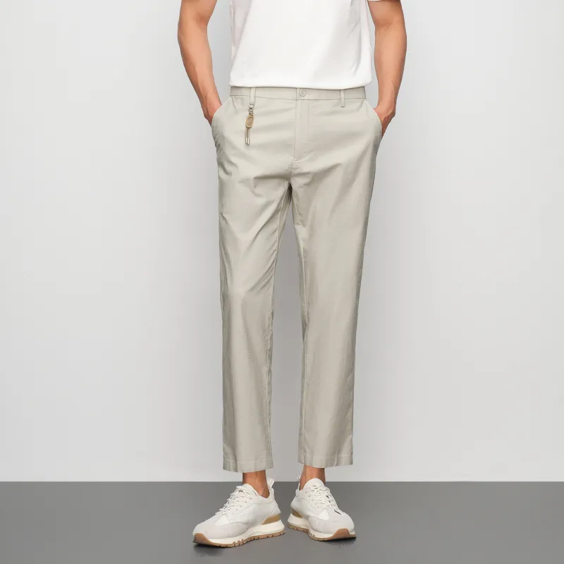 HLA Casual Pants Men Khaki Pattern 15-2