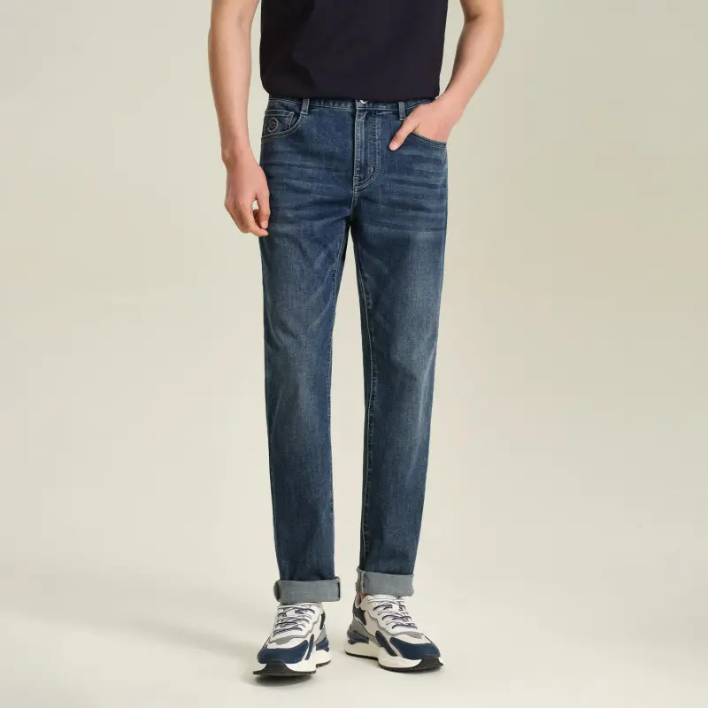 HLA Jeans Men Denim Blue Transition Color Medium 30-2